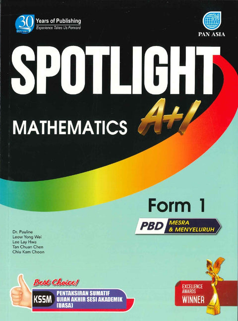 Spotlight A+1 Tingkatan 1.2.3 Mathematics Form 1 '23 - MPHOnline.com