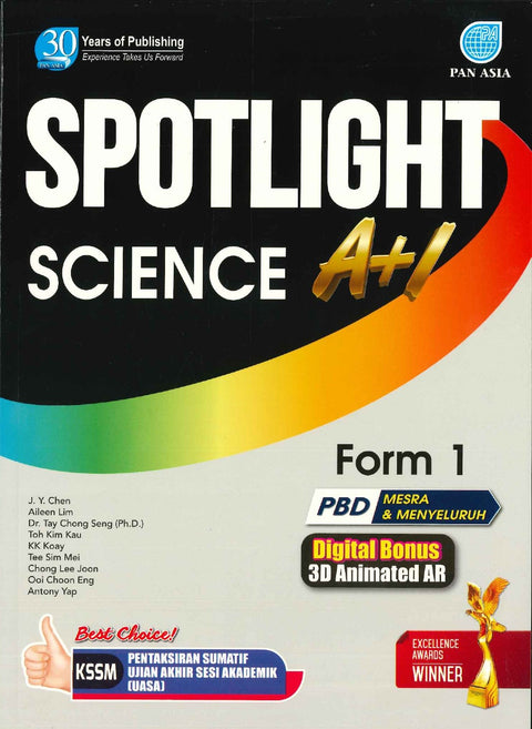 Spotlight A+1 Tingkatan 1.2.3 Science Form 1 '23 - MPHOnline.com