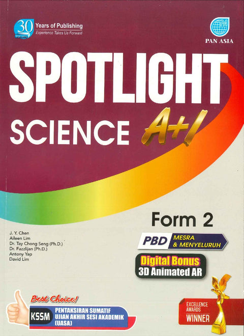 Spotlight A+1 Tingkatan 1.2.3 Science Form 2 '23 - MPHOnline.com