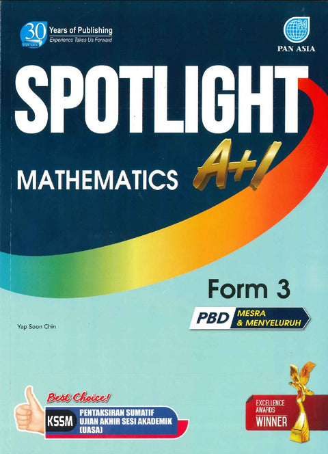 Spotlight A+1 Tingkatan 1.2.3 Mathematics Form 3 '23 - MPHOnline.com