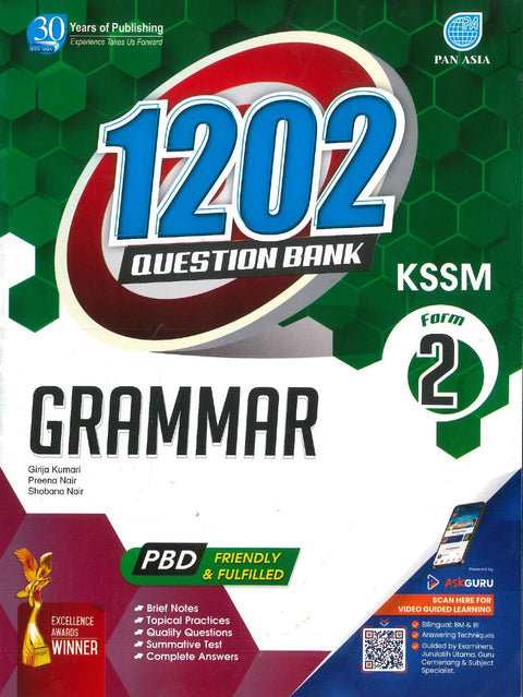 1202 Question Bank  Grammar Form 2 KSSM - MPHOnline.com