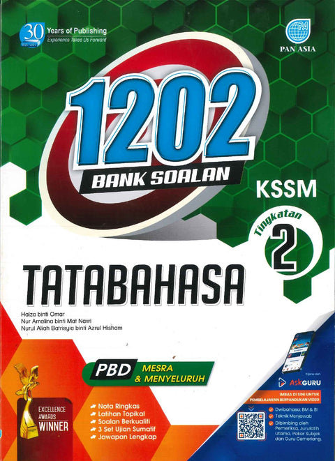 1202 Bank Soalan  Tatabahasa Tingkatan 2  KSSM - MPHOnline.com