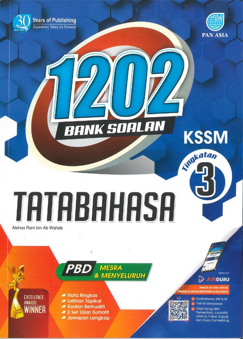 1202 Bank Soalan  Tatabahasa Tingkatan 3  KSSM - MPHOnline.com