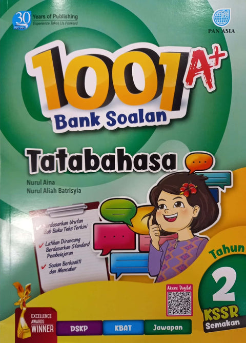 1001 A+  Bank Soalan Tatabahasa Tahun 2 (KSSR Semakan) - MPHOnline.com