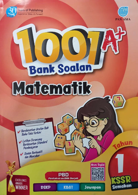 1001 A+  Bank Soalan Matematik KSSR Tahun 1 (KSSR Semakan) - MPHOnline.com