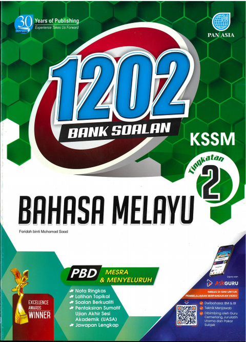 1202 Bank Soalan  Bahasa Melayu Tingkatan 2  KSSM - MPHOnline.com