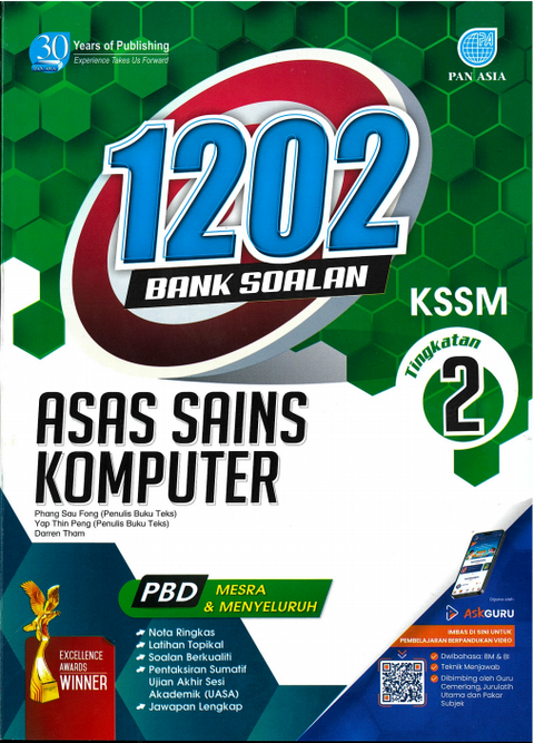 1202 Bank Soalan  Asas Sains Komputer Tingkatan 2 KSSM - MPHOnline.com