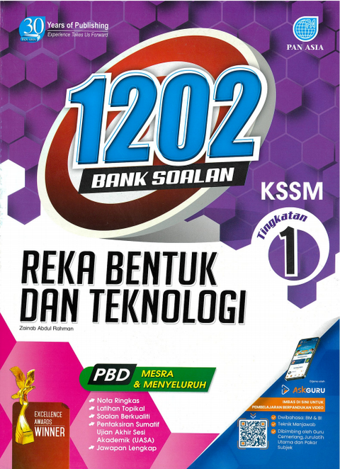 1202 Bank Soalan  Reka Bentuk Dan Teknologi Tingkatan 1 KSSM - MPHOnline.com