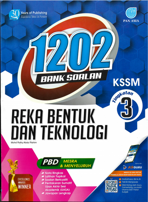 1202 Bank Soalan  Reka Bentuk Dan Teknologi Tingkatan 3 KSSM - MPHOnline.com