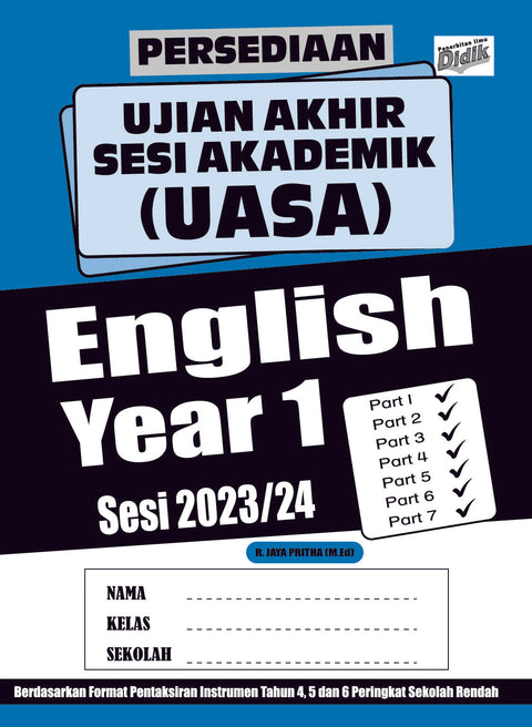 Persediaan UASA Edisi 2023/24 English Year 1 - MPHOnline.com