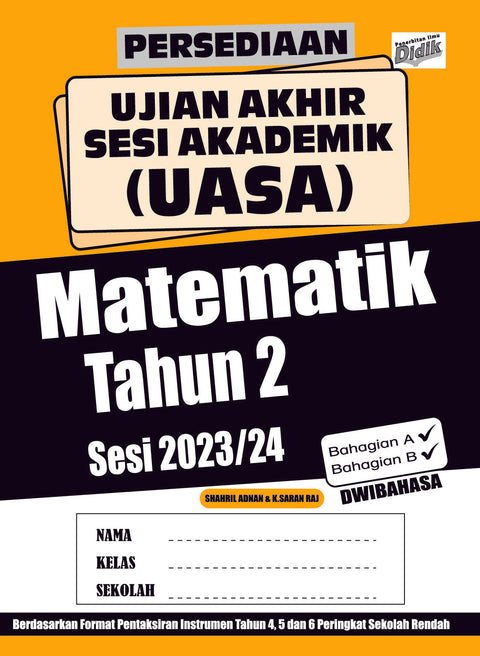 Persediaan UASA Edisi 2023/24 Matematik Tahun 2 - MPHOnline.com