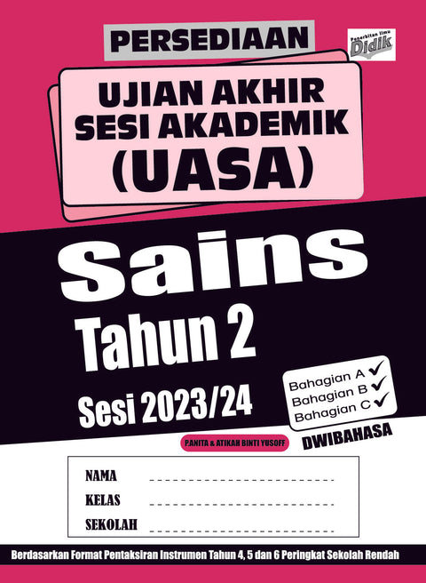 Persediaan UASA Edisi 2023/24 Sains Tahun 2 - MPHOnline.com