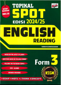 Topikal SPOT Edisi 2024/25 KSSM English Reading Form 3 - MPHOnline.com