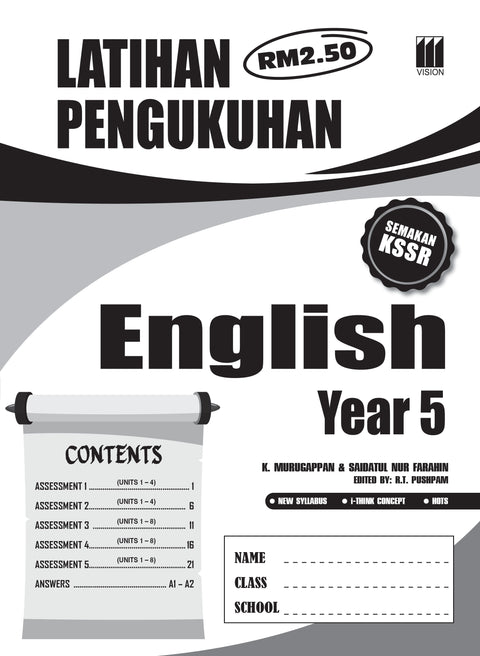 Latihan Pengukuhan KSSR - Vision English Year 5 - MPHOnline.com