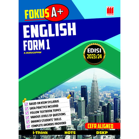 Fokus A+ KSSM English Form 1 2023 - MPHOnline.com