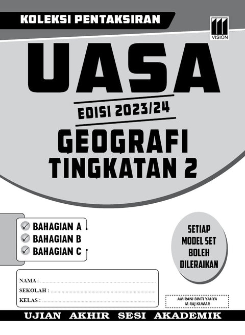 Koleksi pentaksiran UASA Edisi 2023/24 Geografi Tingkatan 2 - MPHOnline.com