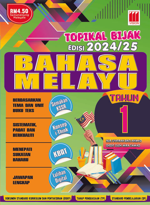 Topikal Bijak Sesi 2024/25 Bahasa Melayu Tahun 1 - MPHOnline.com