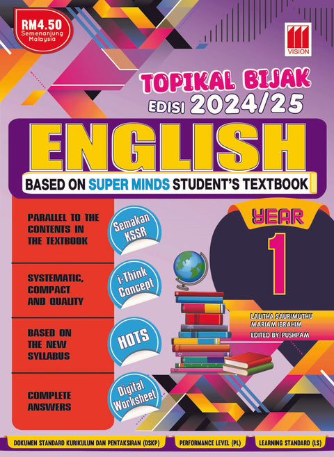 Topikal Bijak Sesi 2024/25 English Year 1 - MPHOnline.com