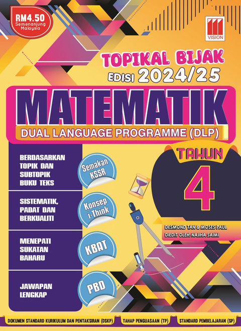 Topikal Bijak Edisi 2024/25 Matematik Tahun 4 - MPHOnline.com