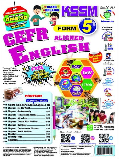 Riang Belajar CEFR Aligned English Form 5 - MPHOnline.com