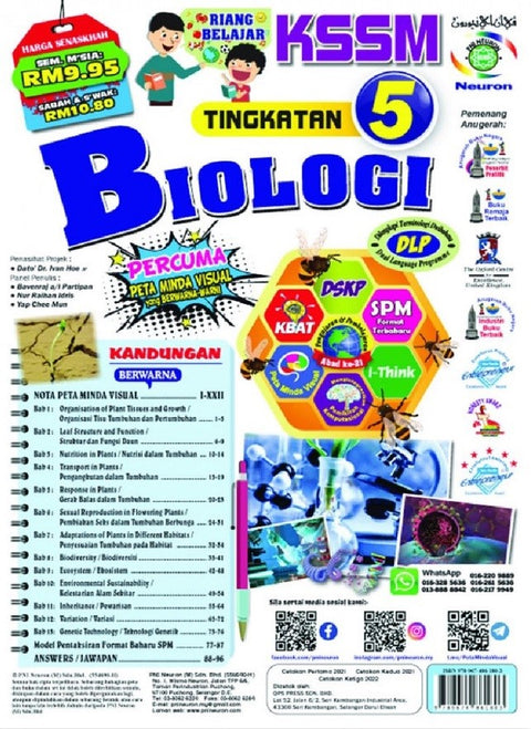 Riang Belajar Biologi Tingkatan 5 (Bilingual) - MPHOnline.com