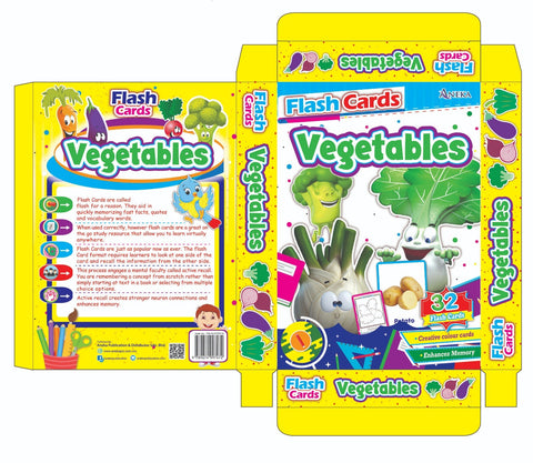 Flash Card Vegetables - MPHOnline.com