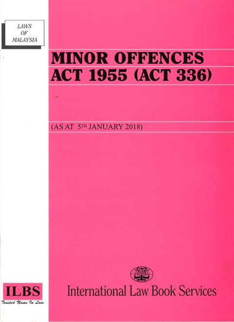 Minor Offences Act 1955 (ACT 336) - MPHOnline.com