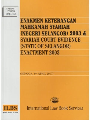 Enakmen Keterangan Mahkamah Syariah (Negeri Selangor) 2003 - MPHOnline.com