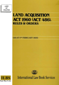 Land Acquisition Act 1960 (Act 486), Rules & Orders (As At 5/2/2023) - MPHOnline.com