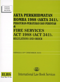 Akta Perkhidmatan Bomba 1988 (Akta 341) (Bilingual) - Hingga 10/12/2024 - International Law Book Services - MPHOnline.com