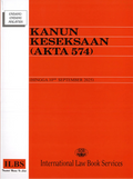 Kanun Keseksaan (Akta 574) - Hingga 10/9/2025 - MPHOnline.com