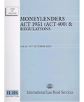 Moneylenders Act 1951 (Act 400) - As at 10/10/2025 - International Law Book Services - MPHOnline.com