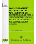 Communications and Multimedia Act 1998 (Act 588) - As at 10/10/2025 - International Law Book Services - MPHOnline.com