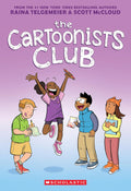 Bestselling cartoonists Raina Telgemeier and Scott McCloud team up for a one-of-a-kind friendship story about creativity and self-expression that blends how-to and comics magic. THE CARTOONISTS CLUB, now at MPHOnline.com.