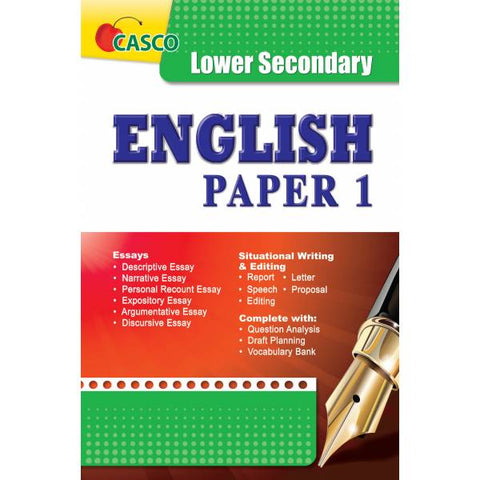 Lower Secondary English Paper 1 - MPHOnline.com