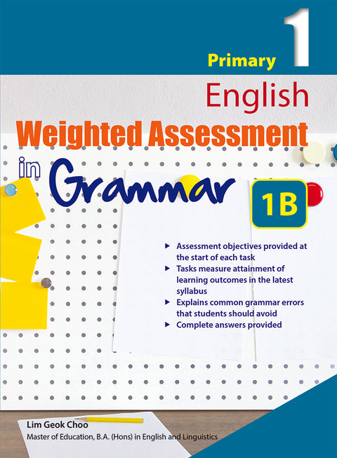 Primary 1 English Weighted Assessments in Grammar 1B - MPHOnline.com