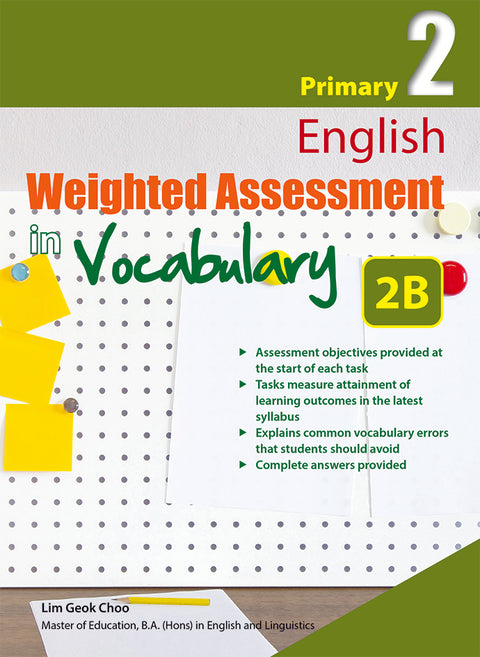 Primary 2 English Weighted Assessment in Vocabulary 2B - MPHOnline.com