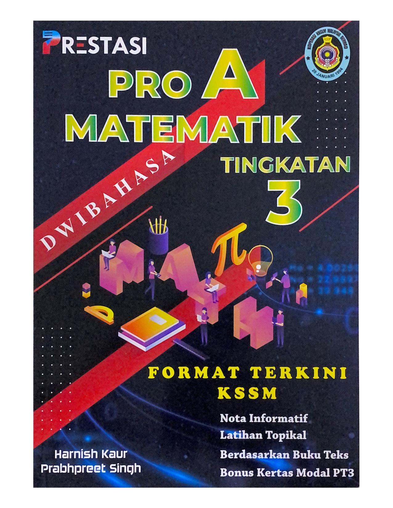 Pro A Matematik Tingkatan 3 – MPHOnline.com