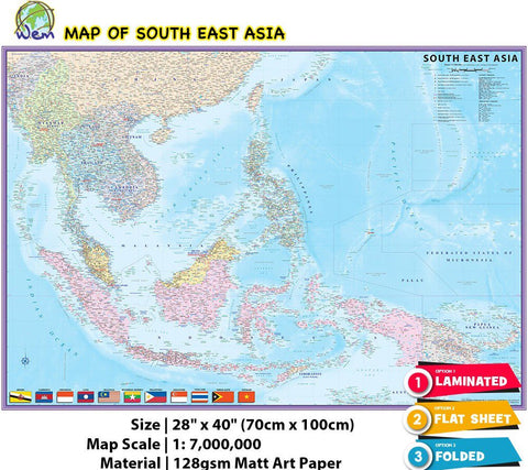 Map Of South East Asia - MPHOnline.com