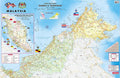 Map of East Malaysia (Sabah & Sarawak) (Laminated) - World Express Mapping - MPHOnline.com