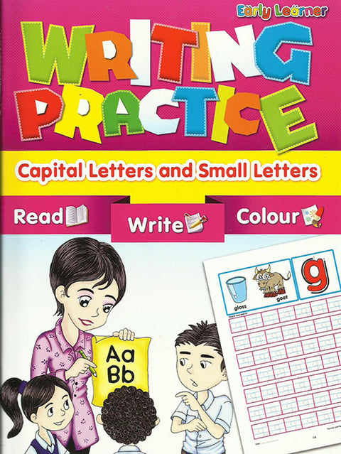 Writing Practice - Abc Capital Letters + Small Letters - MPHOnline.com