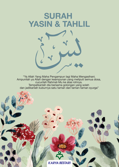 Surah Yasin & Tahlil - A6 (Kulit Warna Hijau Sage) - Karya Bestari - MPHOnline.com