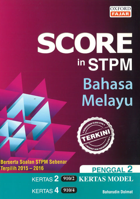 Score In Stpm Bahasa Melayu Penggal 2 16/17 - MPHOnline.com