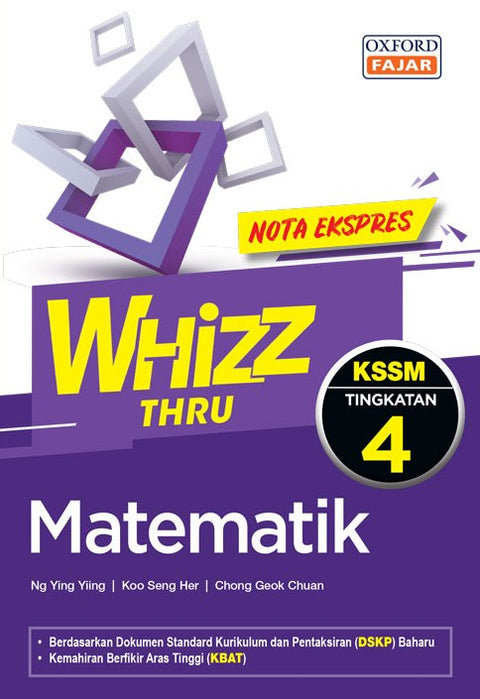 Whizz Thru Matematik Tingkatan 4 `20 - MPHOnline.com