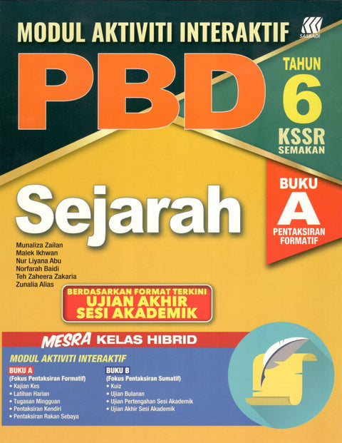 Modul Interaktif PBD KSSR Sejarah Tahun 6 2023 - MPHOnline.com