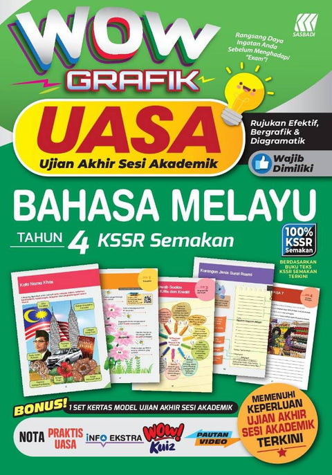 Wow Grafik UASA KSSR Bahasa Melayu Tahun 4 '23 - MPHOnline.com