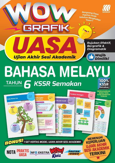 Wow Grafik UASA KSSR Bahasa Melayu Tahun 6 '23 - MPHOnline.com