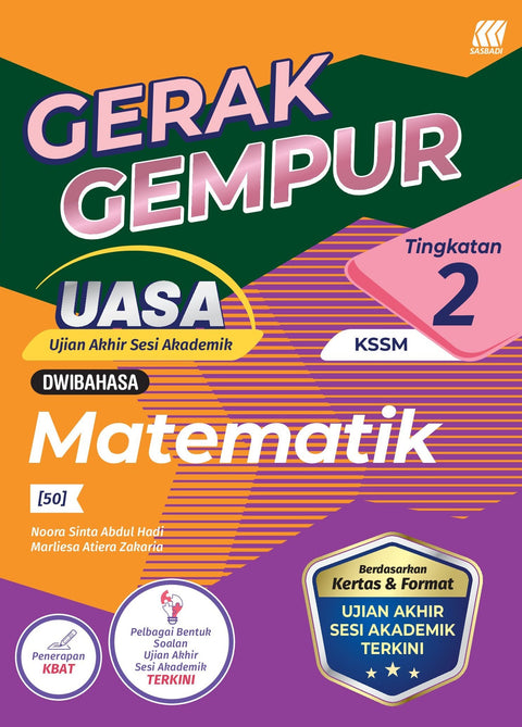 Gerak Gempur UASA KSSM Matematik (Bilingual) Ting. 2 - MPHOnline.com