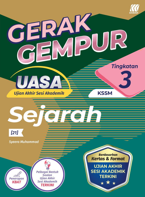 Gerak Gempur UASA KSSM Sejarah Ting. 3 - MPHOnline.com