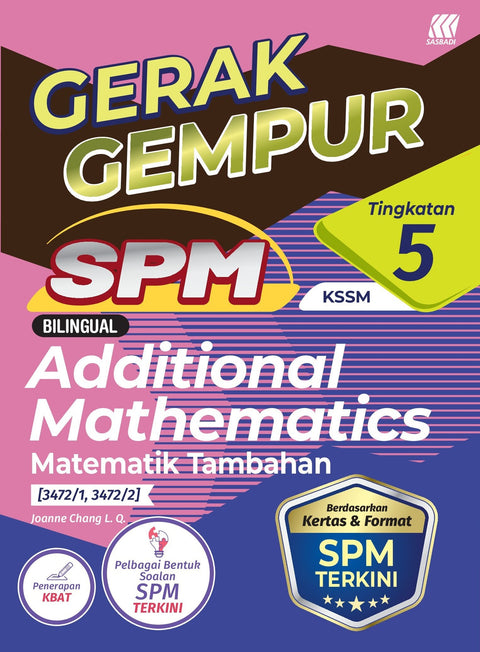 Gerak Gempur SPM Mate. Tambahan (Bilingual) Ting. 5 - MPHOnline.com